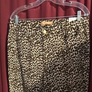 New, Ellen Tracy Leopard Print Pants, size 12P